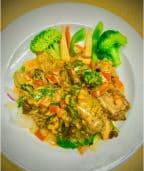 Best 28. Ped Chu Chee Red Curry with Duck in New York, NY